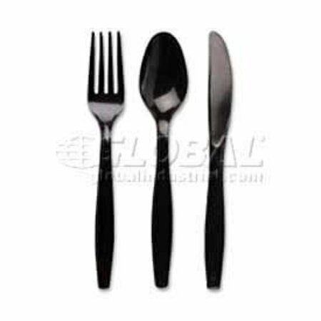 Dixie Food Service Dixie® DXEFH517, Forks, Plastic, Black, 1000/Carton DXEFH517